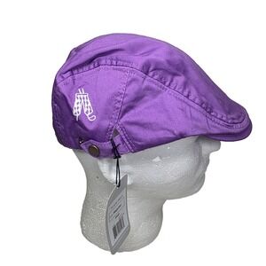 Royal and Awesome Golf Hat Men`s Purple Golf Flat‎ Cap Adjustable